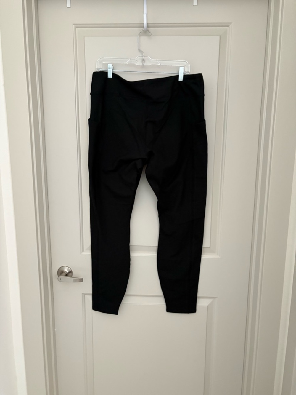 Black High-Waist Active Leggings with Side Pockets Pact Organic Cotton NWOT 2XL - Picture 4 of 5
